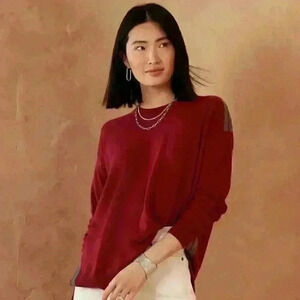 Banana Republic Oversized Racer Striped Sweater